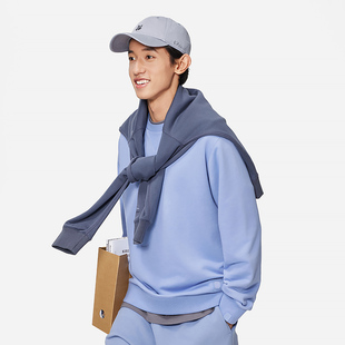 李宁卫衣男款2024春新款中国色系列宽松无帽纯棉运动卫衣AWDU029