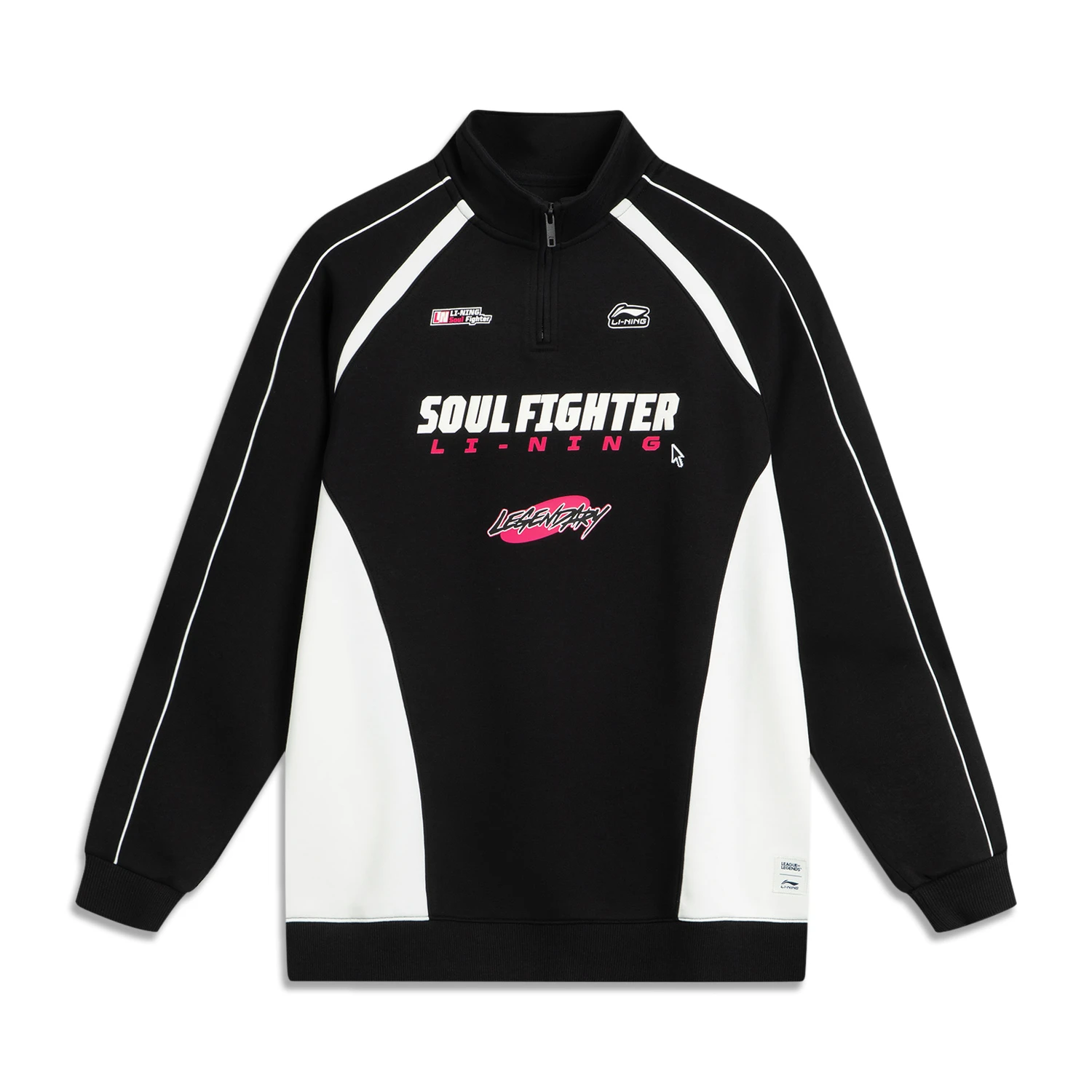 李宁x英雄联盟联名系列斗魂觉醒女子速干凉爽宽松套头卫衣AWDV842