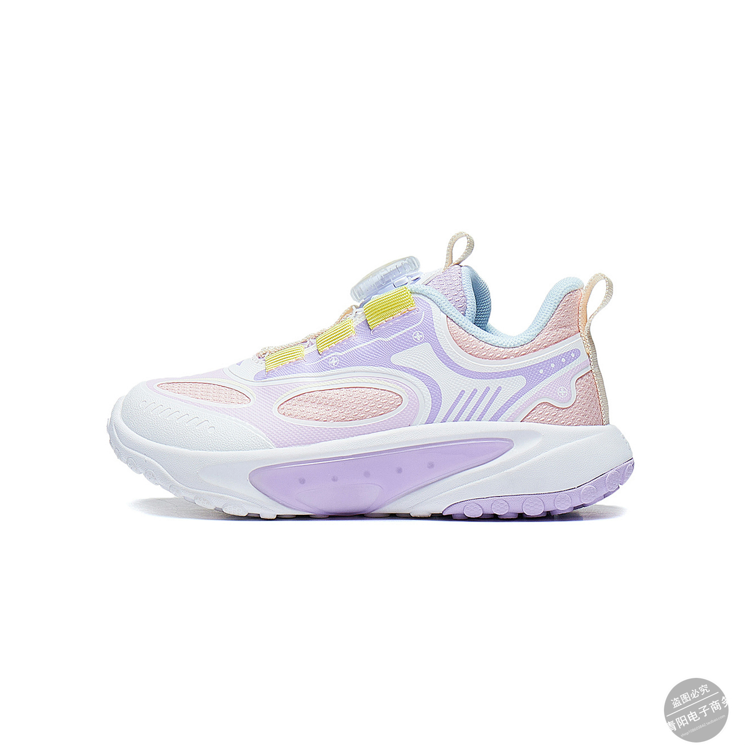 李宁男女小童旋转纽扣鞋2023秋冬季新款异星 V3软底运动鞋YKNT114