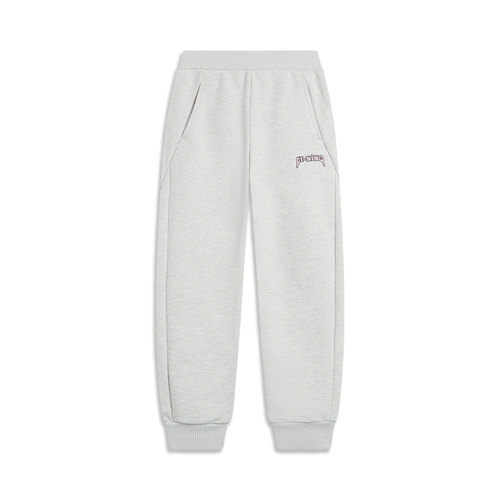 Lining/李宁正品夏季女童运动生活系列纯色百搭针织长裤YKLT342