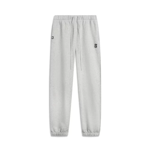 李宁卫裤2025冬季新品BADFIVE男子束脚加绒保暖宽松运动裤AKLV779