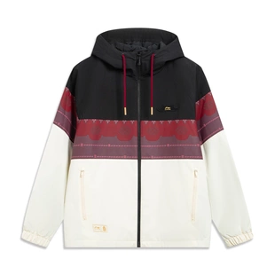 防泼水宽松短棉服AJMW089 李宁中国文化系列故宫联名男子2025新款