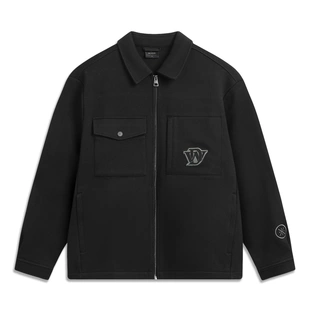 李宁外套男子2025冬季新款韦德系列生活休闲潮流夹克外套AFDV873