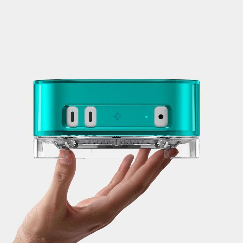 Spigen纪念款透明糖果色 Mac mini M4/Pro滤网保护壳防尘通风支架