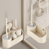 吸盘马桶刷壁挂家用无死角2024新款 厕所刷马桶卫生间置物架专用刷