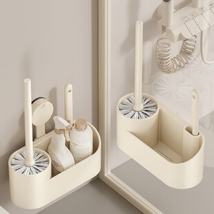 吸盘马桶刷壁挂家用无死角2024新款厕所刷马桶卫生间置物架专用刷