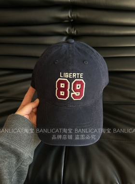 BanliCat 26年美式复古字母棒球帽男女宽檐大头围显脸小鸭舌帽子