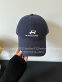 2025春新品 韩字母B宽檐高顶显脸小帽子男女情侣棒球帽大头鸭舌帽