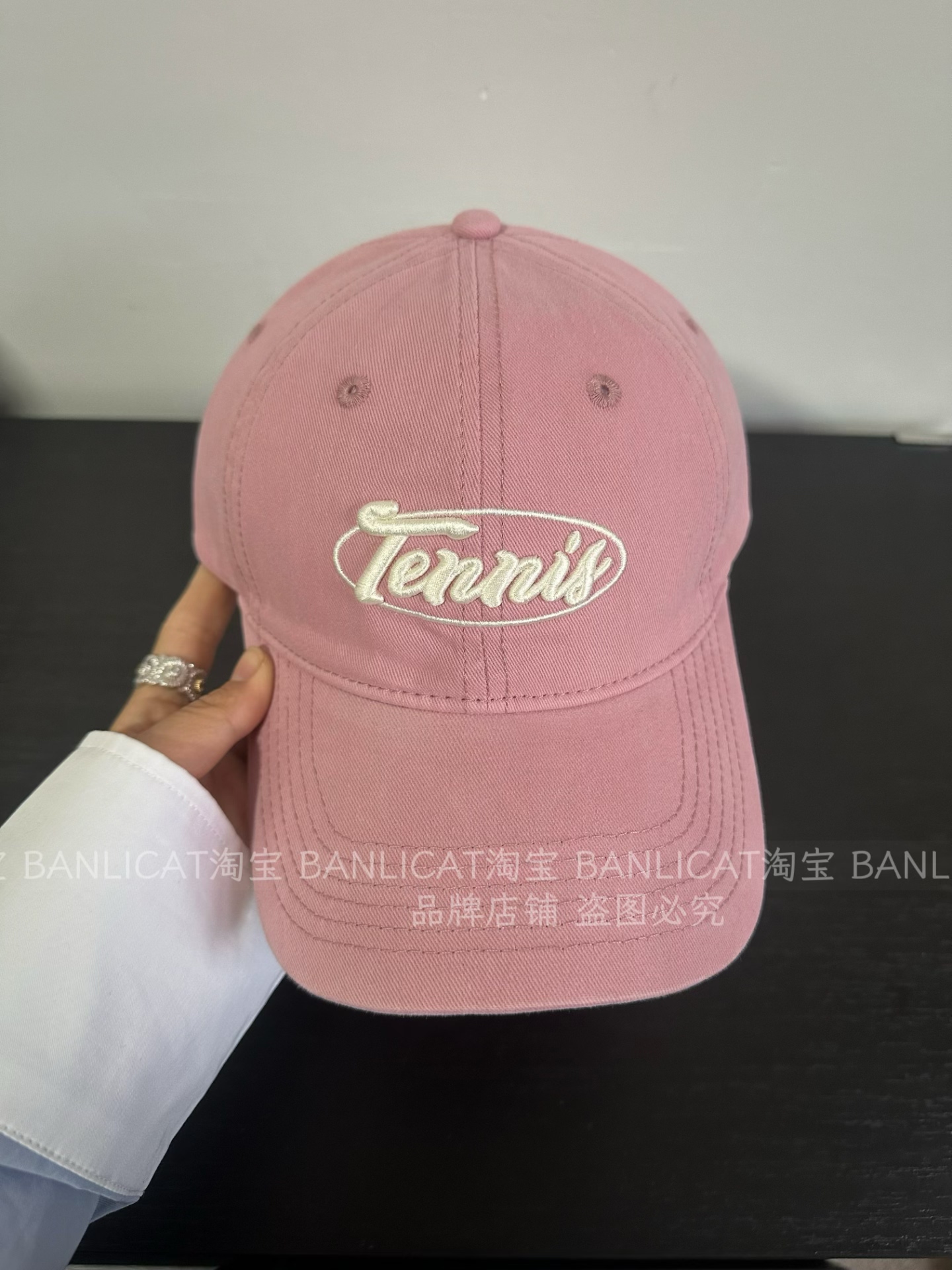 ins显白粉色字母棒球帽子男女 2026新韩国显脸小大头围鸭舌帽青年