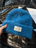 蓝色太显白了～韩系ins风针织帽子女秋冬季 大头围显脸小堆堆帽