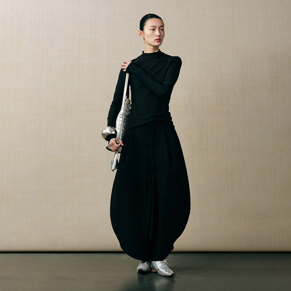 逸墨裤子纸样女裤样板长裤裁剪图纸松紧裤花苞裤裙裤新潮设计款