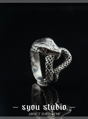 欧美时尚潮流男士开口戒指