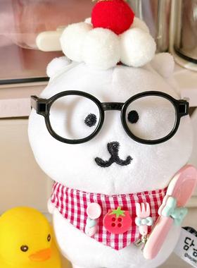 自嘲熊玩偶公仔娃衣番茄口水巾围兜chikawa包包挂件衣服毛绒玩具