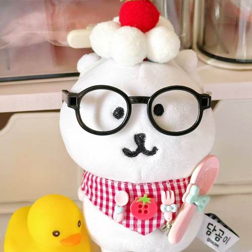 自嘲熊小玩偶公仔娃衣番茄口水巾