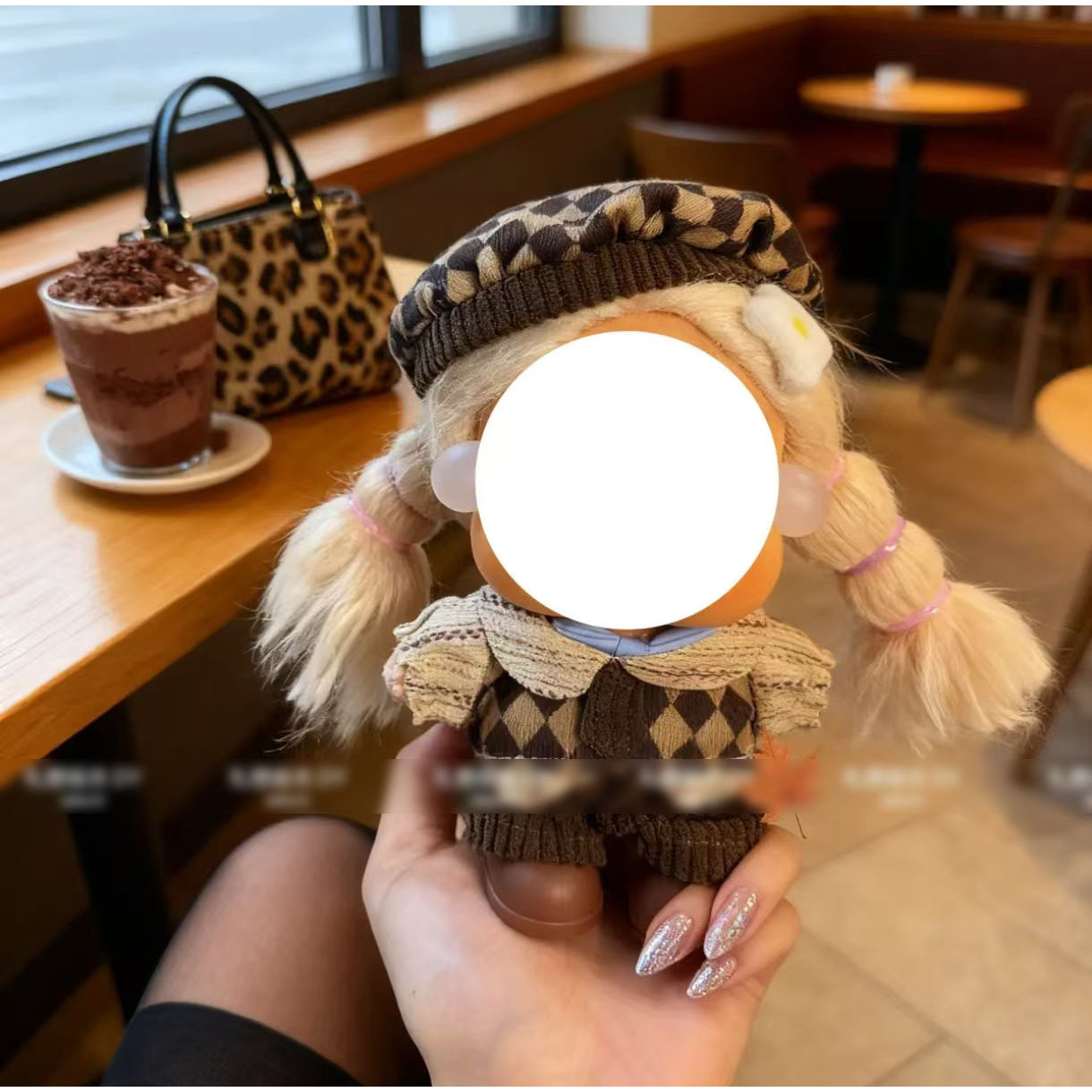 度假搪胶毛绒沙滩小憩娃衣裙子换装玩具背带裤着替合计哭娃娃衣服