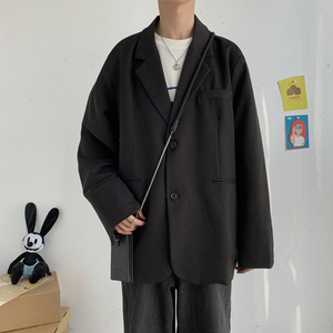春季oversize气质潮流小西装男韩版宽松西服雅痞外套FC518-P95图片