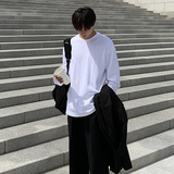 春季简约气质纯棉长袖T恤韩版宽松雅痞打底衫TT561-P35，男装T恤，四季星座713