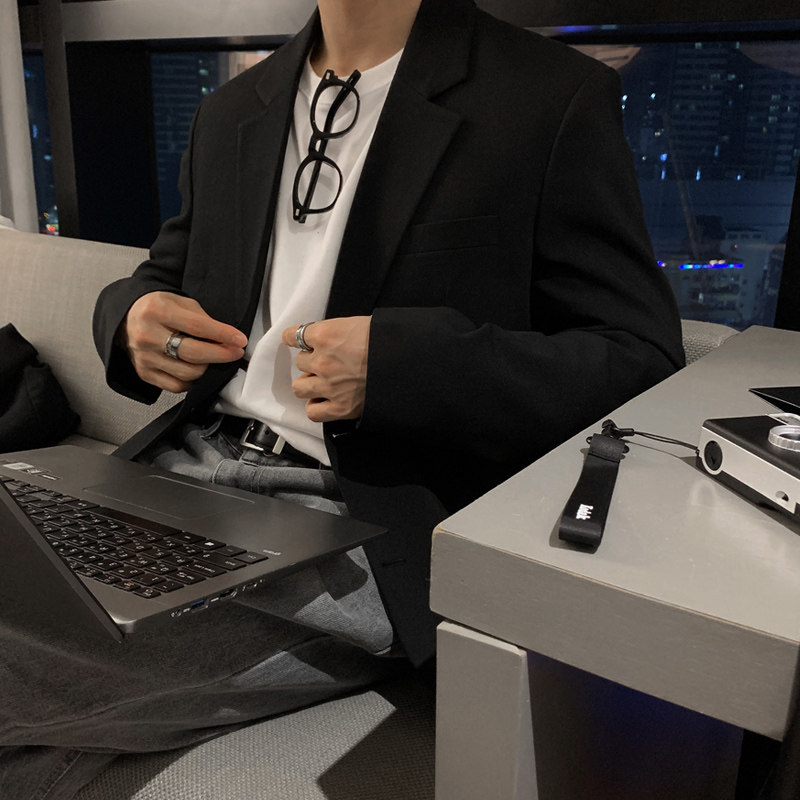 秋季ulzzang帅气男士西装韩版小西服休闲ins外套FC585-P105,男装西服套装,四季星座713