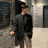 秋季气质小西装男韩版宽松休闲西服潮外套FC588-P105，男装西服，四季星座713