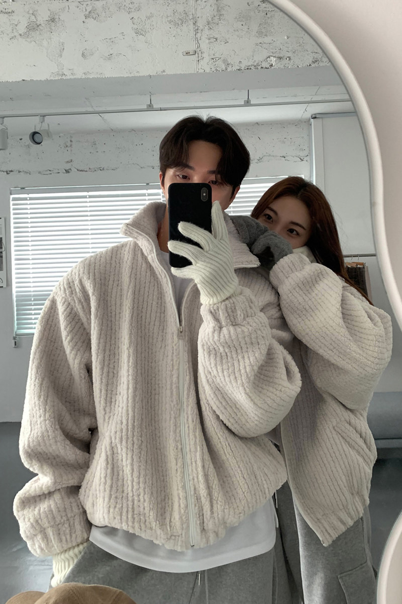 冬季oversize加厚羊羔毛棉衣男女韩版宽松情侣棉夹克FC99-P115,男装棉衣,四季星座713
