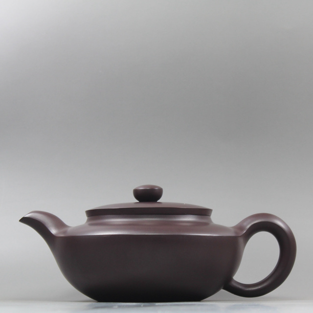 王红娟制文革老紫泥汉扁壶特价