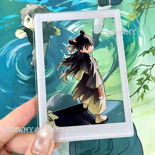 新款 拍照透卡高颜值哪吒回眸藐视合影专用 罗小黑战记自制周边同款