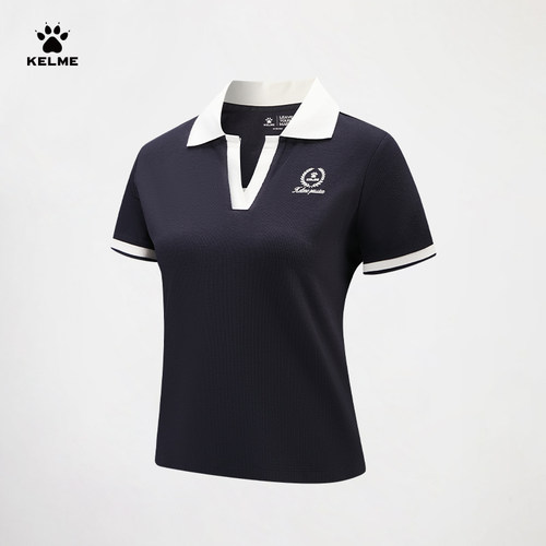 卡尔美KELME2026夏季新款女士短袖POLO衫6626PL2735