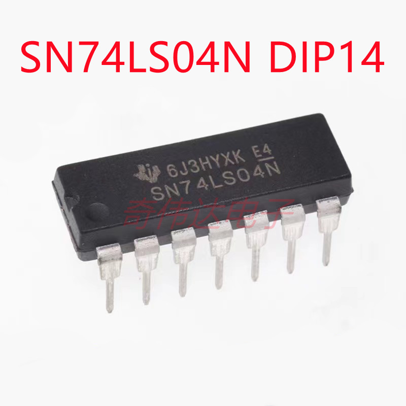 全新 SN74LS04N HD74LS04P 74LS04 DIP-14 六反相器栅/极和逆变器