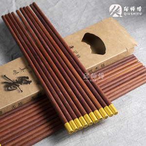 红檀木福字筷家用防滑鸡翅木筷子