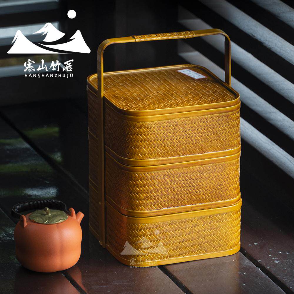 邱师傅竹木提篮竹制品