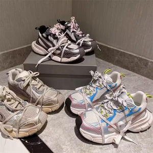 巴黎3xl老爹鞋女莆田高,版本复古做旧网红超火女鞋厚底增高运动鞋