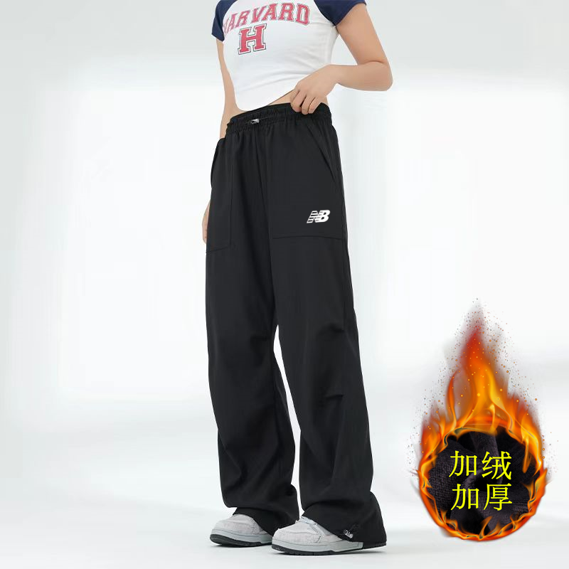 冲锋裤女款工装裤加绒加厚长裤子