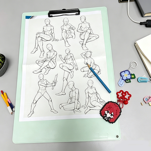 塑料加厚素描纸可挂式写字板