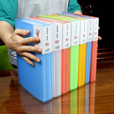 A4多层插页袋B5说明书收纳册红杰