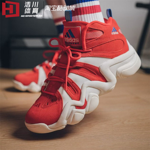 Adidas阿迪达斯 Crazy 8 科比8 红白 Kobe 高帮实战篮球鞋 IG3739