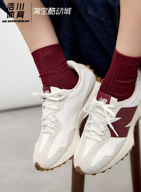 New Balance NB327 V头鞋 复古厚底增高轻便休闲鞋跑步鞋 U327WKM