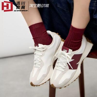 New Balance NB327 V头鞋 复古厚底增高轻便休闲鞋跑步鞋 U327WKM