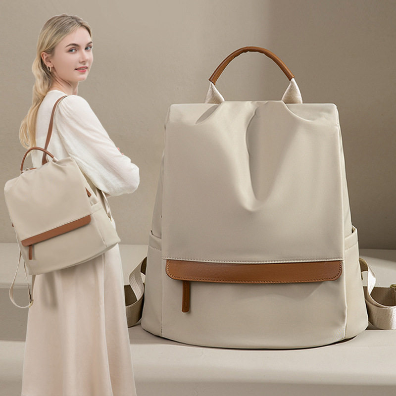 韩国专柜防盗双肩包女2024新款时尚百搭背包防水学生书包旅行背包,箱包皮具/热销女包/男包,双肩背包,淘宝优惠券,粉丝福利购,淘宝优惠卷