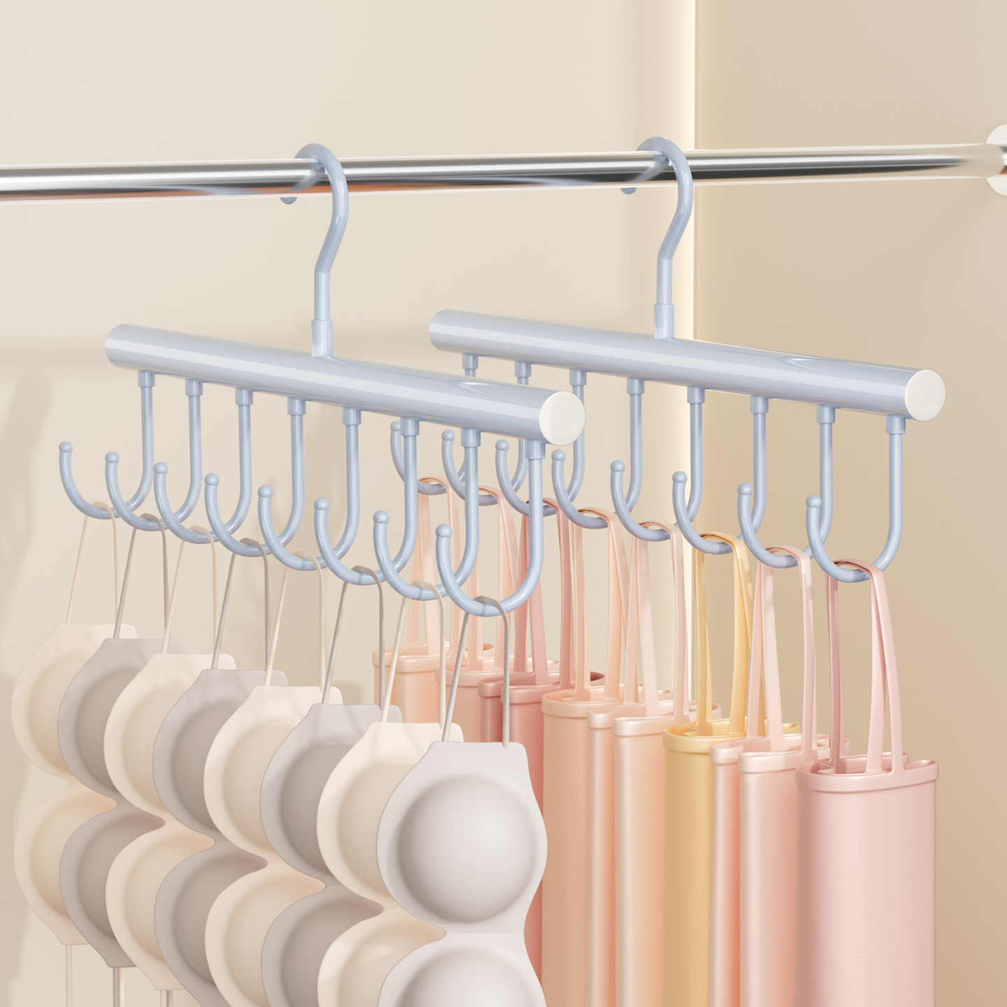 一钩挂100件！衣物收纳神助攻