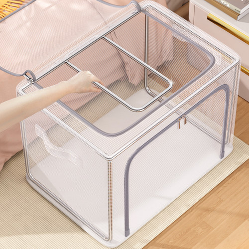 【某音热销】透明防水衣服收纳箱