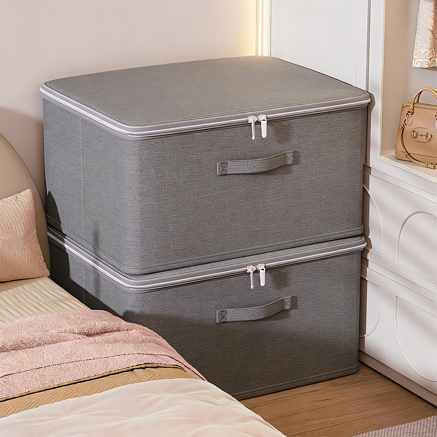 【超百万人回购的！】带锁收纳箱