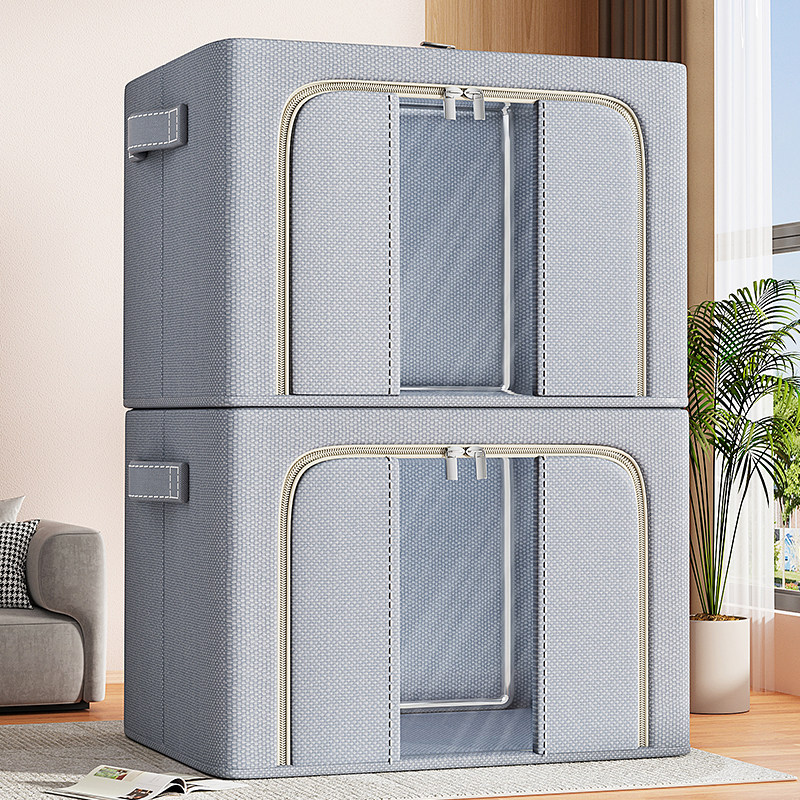 衣服收纳箱家用衣柜衣物玩具整理箱子布艺大容量可折叠储物箱神器