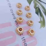 Браслет с одной бусиной, колесо, модные бусины, аксессуар, аксессуары, 18 карат, 10мм