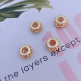 Браслет с одной бусиной, колесо, модные бусины, аксессуар, аксессуары, 18 карат, 10мм