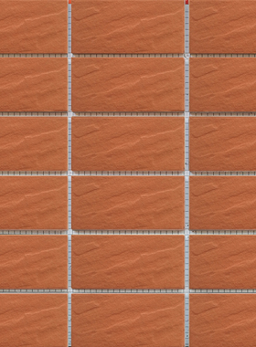 45×95mm外墙砖彩码砖纸皮砖红色外墙瓷砖冰纹通体砖小区物业装修