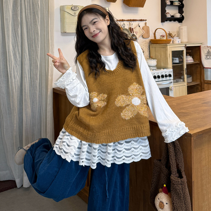大码女装宽松遮肉减龄显瘦三件套