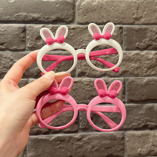 男女童硅胶软腿无镜片眼镜框架潮