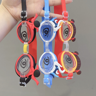 哪吒敖丙儿童泳镜男女童高清防雾镜宝宝可爱卡通游泳防水护目眼镜