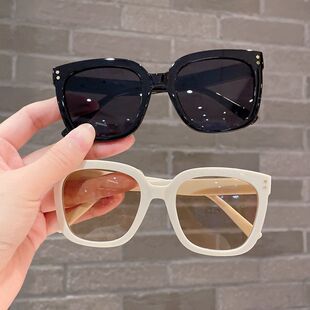 儿童眼镜男童女童韩版时尚高级黑色墨镜百搭宝宝防紫外线太阳镜潮