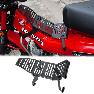 适用本田幼兽CT125改装弯梁中置货架护杠保险杠装饰摩托车配件